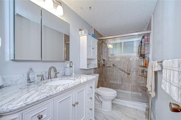 Bathroom, Glass Shower, Interior, Marble