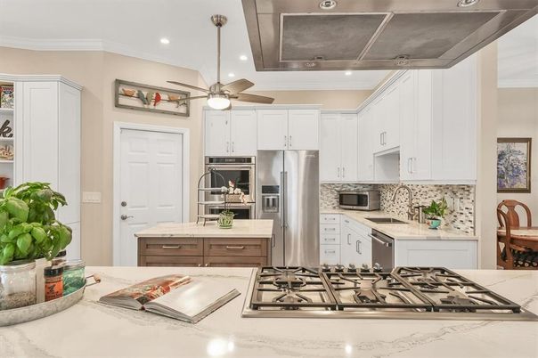 Interior, Kitchen, Recessed Lighting, Stainless Steel Appliances