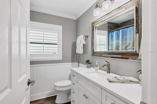 Bathroom, Interior, Wood Texture Flooring