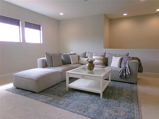 Interior, Living room, Recessed Lighting