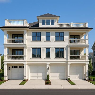 Attached, Exterior, Facade, American Foursquare