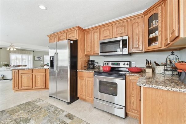 Interior, Kitchen, Recessed Lighting, Stainless Steel Appliances