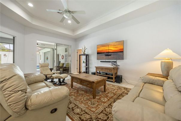 Interior, Living room, Recessed Lighting