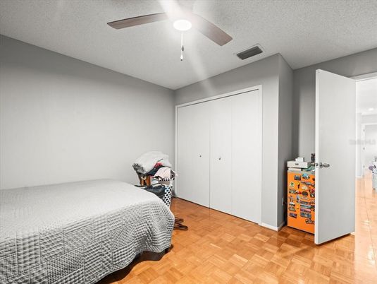 Bedroom, Interior, Wood Texture Flooring