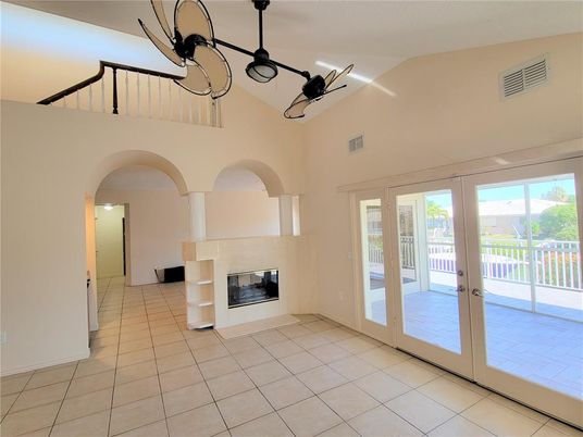 Fireplace, Interior, Pendant Lights