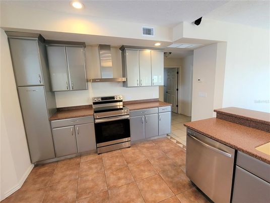 Interior, Kitchen, Recessed Lighting, Stainless Steel Appliances