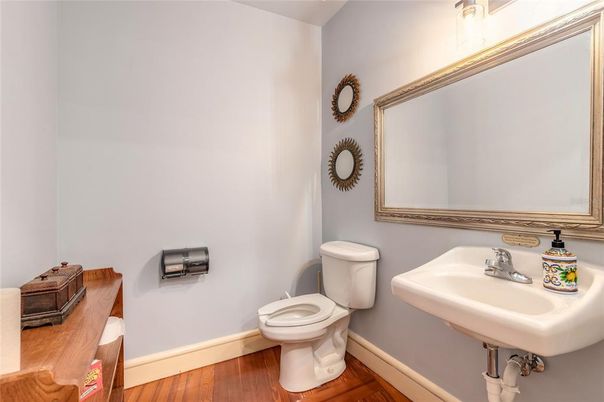 Bathroom, Interior, Wood Texture Flooring