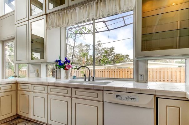 Interior, Kitchen, Tile Countertops
