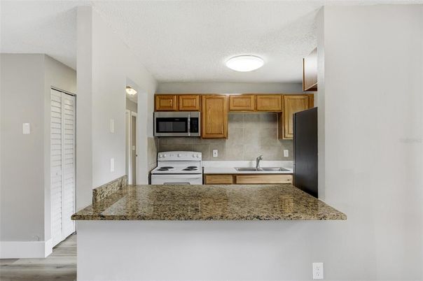 Interior, Kitchen, Wood Texture Flooring