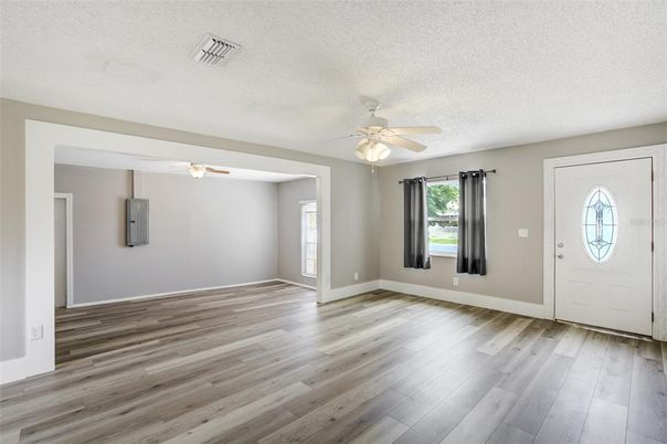 Empty room, Interior, Wood Texture Flooring