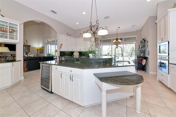 Chandelier, Interior, Kitchen, Recessed Lighting