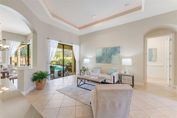 Interior, Living room, Recessed Lighting