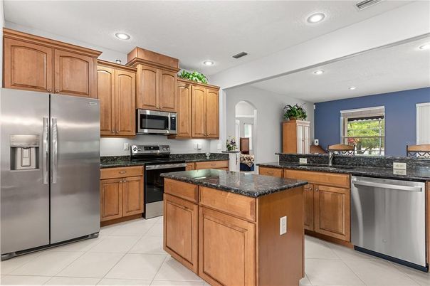 Interior, Kitchen, Recessed Lighting, Stainless Steel Appliances