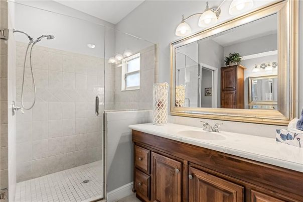 Bathroom, Glass Shower, Interior