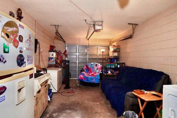 Garage, Interior, Living room, Stone Walls