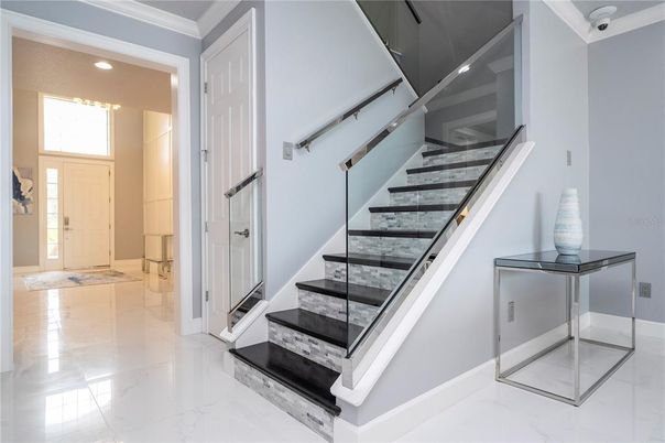 Interior, Marble, Recessed Lighting