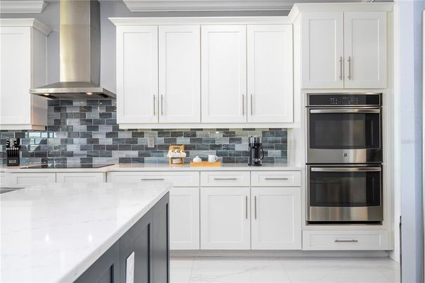 Interior, Kitchen, Marble, Stainless Steel Appliances