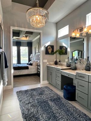 Bathroom, Bedroom, Chandelier, Interior