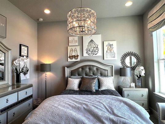 Bedroom, Interior, Recessed Lighting