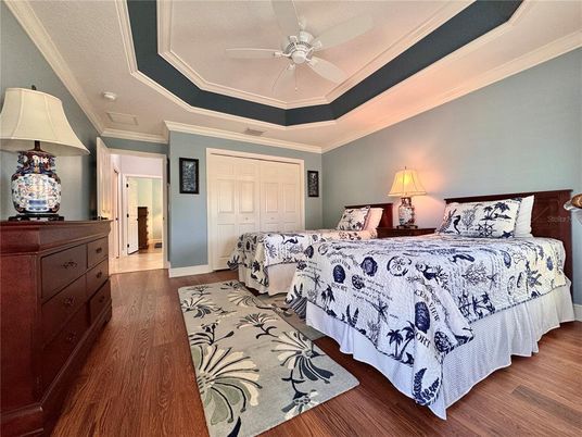 Bedroom, Interior, Wood Texture Flooring
