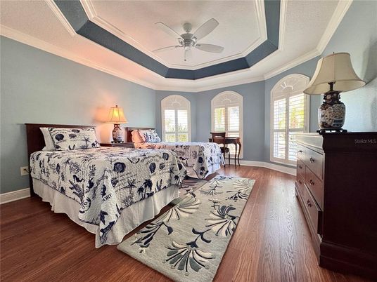 Bedroom, Interior, Wood Texture Flooring