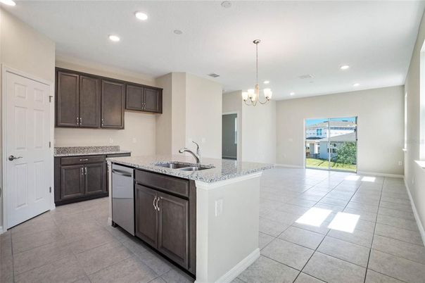 Chandelier, Interior, Kitchen, Recessed Lighting