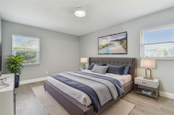 Bedroom, Interior, Wood Texture Flooring
