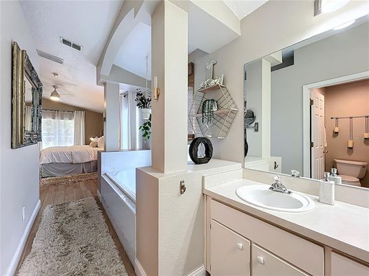 Bathroom, Bedroom, Interior, Wood Texture Flooring