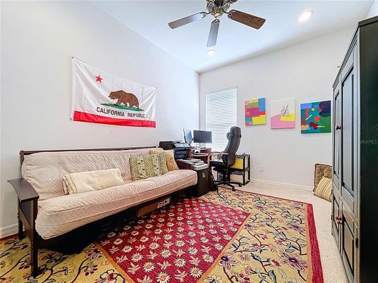 Home Office, Interior, Recessed Lighting