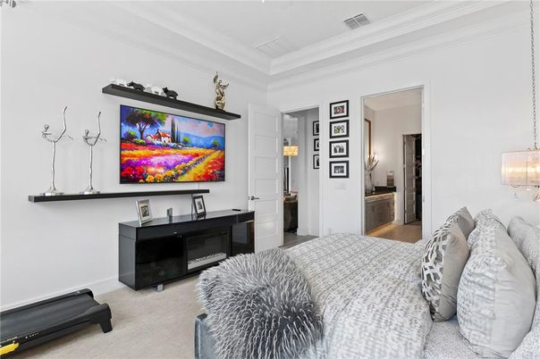 Bedroom, Interior, Pendant Lights