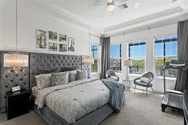 Bedroom, Interior, Pendant Lights