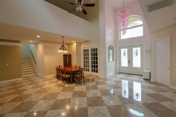 Chandelier, Dining room, Interior, Pendant Lights, Recessed Lighting