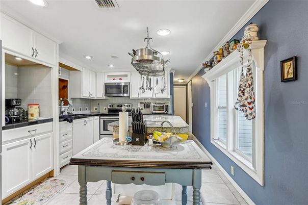 Interior, Kitchen, Recessed Lighting, Stainless Steel Appliances