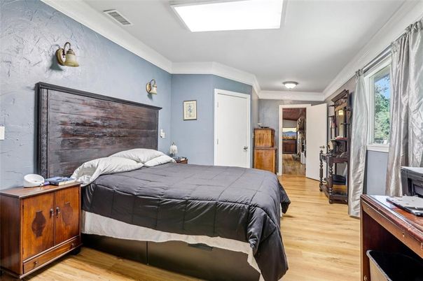 Bedroom, Interior, Wood Texture Flooring