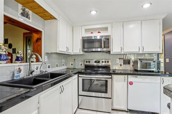 Interior, Kitchen, Recessed Lighting, Stainless Steel Appliances