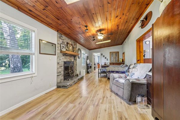 Fireplace, Interior, Wooden Ceilings, Wood Texture Flooring