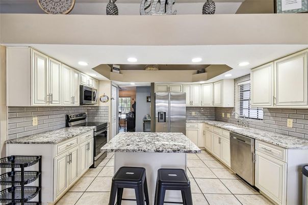 Interior, Kitchen, Recessed Lighting, Stainless Steel Appliances