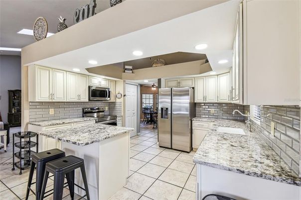 Interior, Kitchen, Recessed Lighting, Stainless Steel Appliances
