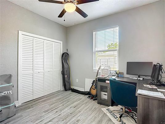 Home Office, Interior, Wood Texture Flooring