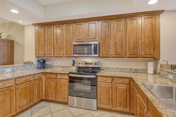 Interior, Kitchen, Recessed Lighting, Stainless Steel Appliances