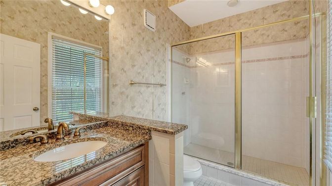 Bathroom, Glass Shower, Interior