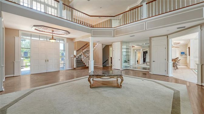 Interior, Pendant Lights, Wood Texture Flooring