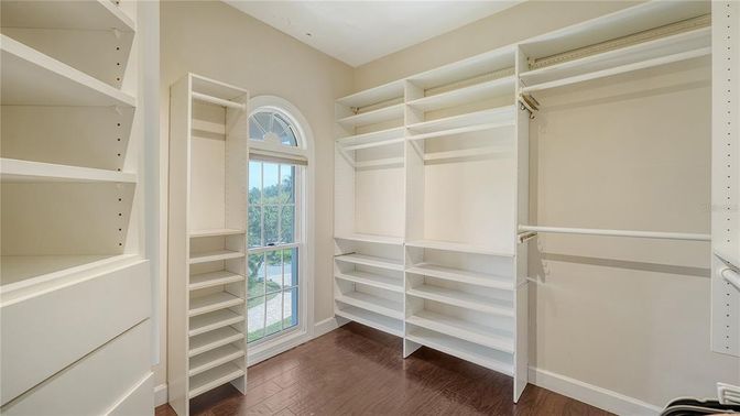 Interior, Walk-in Closets, Wood Texture Flooring