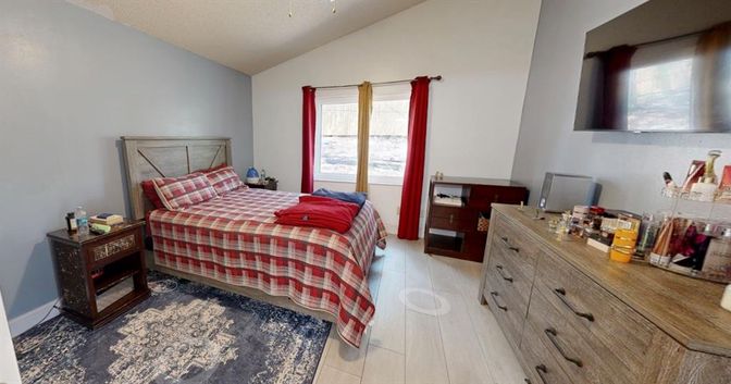 Bedroom, Interior, Wood Texture Flooring
