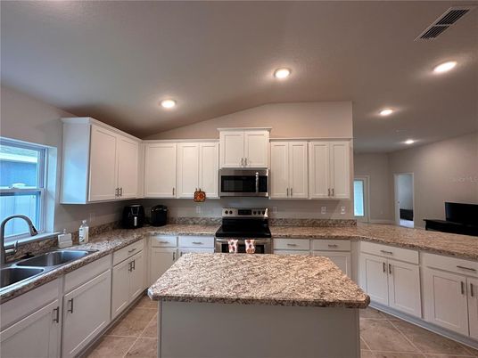 Interior, Kitchen, Recessed Lighting, Stainless Steel Appliances