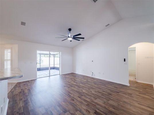 Empty room, Interior, Wood Texture Flooring