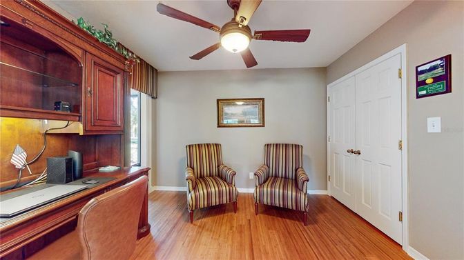 Home Office, Interior, Wood Texture Flooring