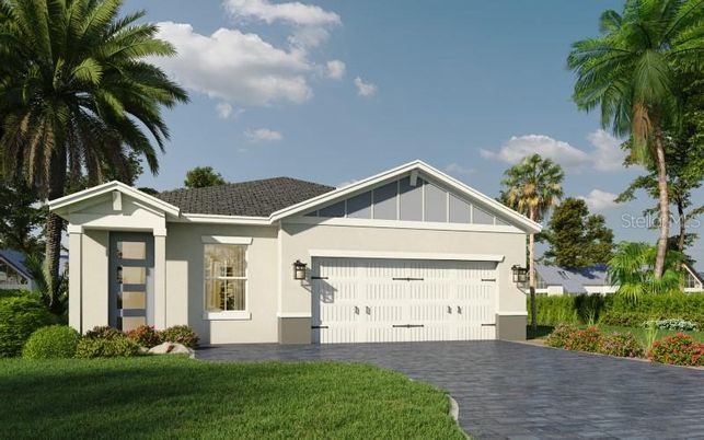Attached, Exterior, Facade, Ranch