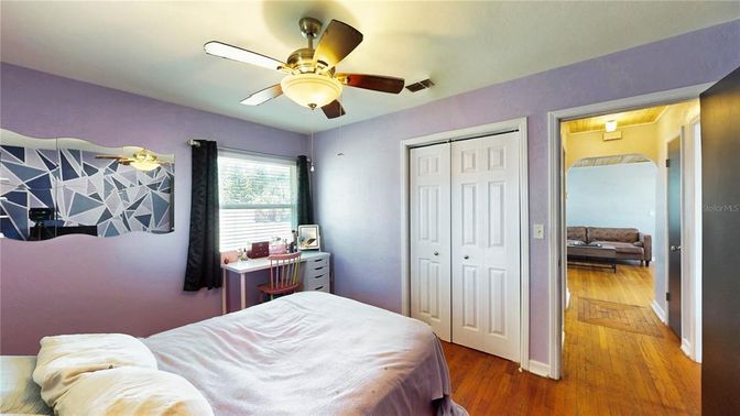 Bedroom, Interior, Wood Texture Flooring