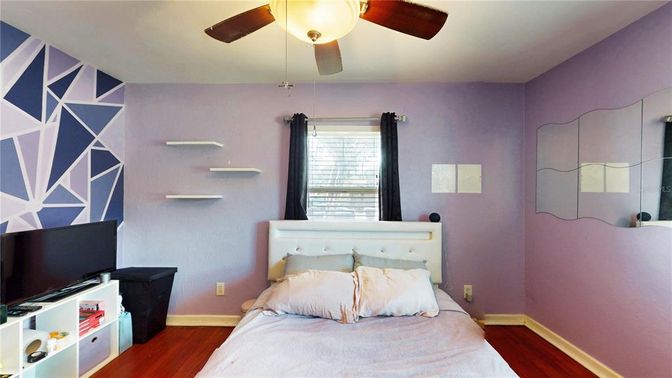Bedroom, Interior, Wood Texture Flooring